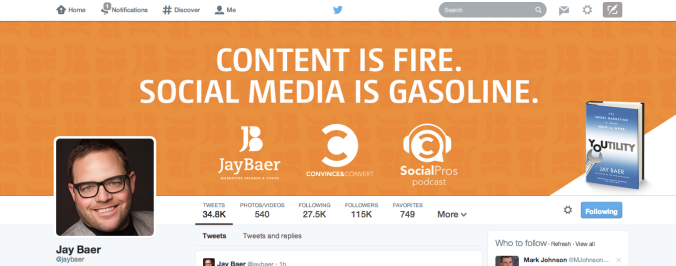 JayBaer Twitter Profile Header Image